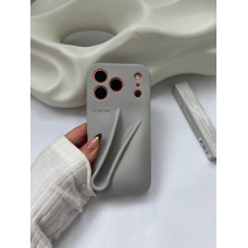 Сірий чохол RHODE Lip Case Grey на iPhone 17 pro